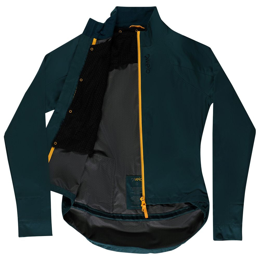 Rivelo | Womens Thursley II Softshell Jacket (Petrol/Yellow)