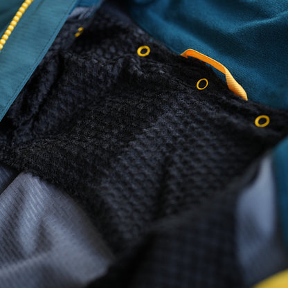 Rivelo | Womens Thursley II Softshell Jacket (Petrol/Yellow)