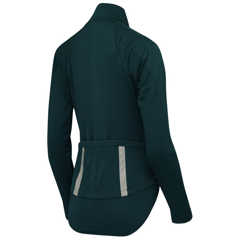 Rivelo Womens Thursley II Softshell Jacket (Petrol/Yellow) (studio)