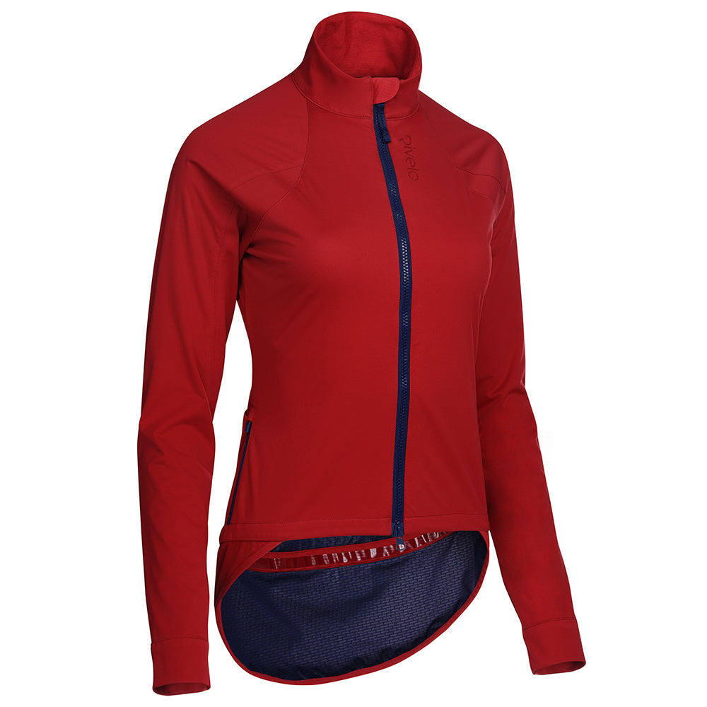 Rivelo Womens Thursley II Softshell Jacket (Ruby/Navy) (studio)