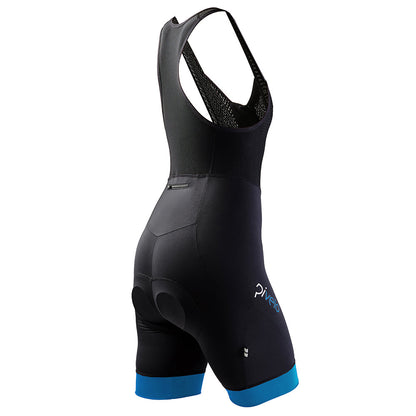 Rivelo | Womens Tideswell Bib Shorts (Black/Teal)