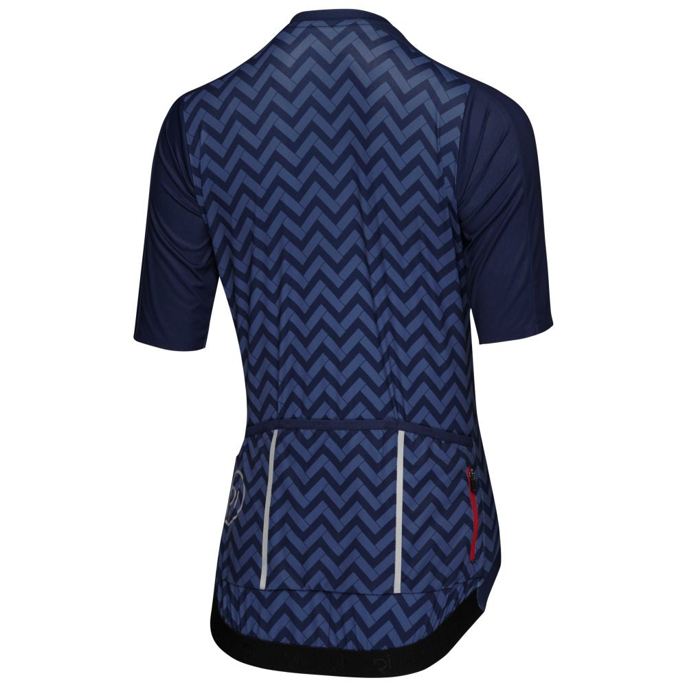 Rivelo | Womens Tilford Jersey (Navy Chevron)