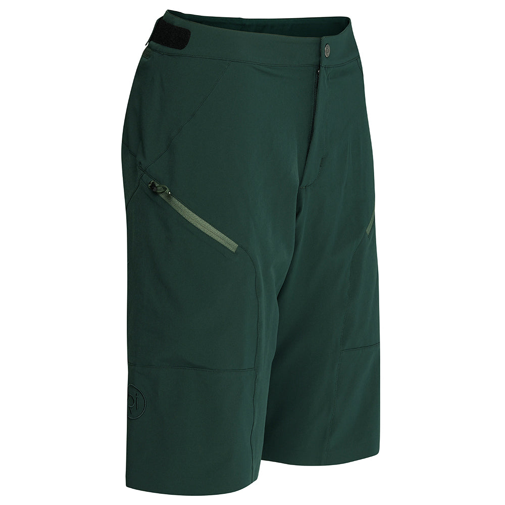 Rivelo Womens Triscombe MTB Shorts (Woodland) (studio)