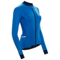Rivelo Womens Woodvale Light Long Sleeve Jersey (Cobalt/Navy) (studio)