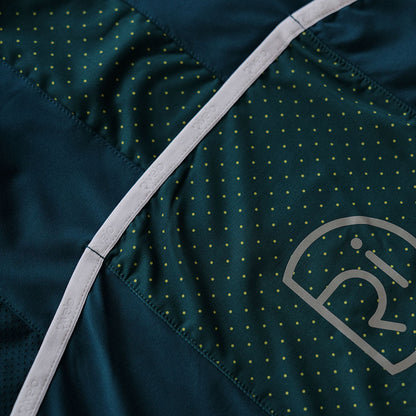 Womens Woodvale Light Long Sleeve Jersey (Petrol/Yellow)